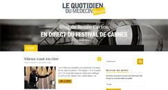 Desktop Screenshot of cannes.lequotidiendumedecin.fr